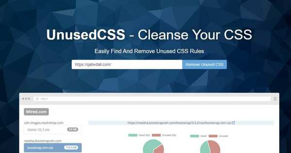 UnusedCSS خدمة مذهلة لزيادة سرعة المواقع الإلكترونية  قل ودل تكنولوجيا 