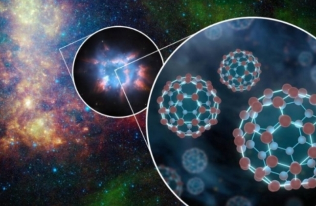 اكتشاف جزيء كربون يحوي 60 ذرة يشبه كرة قدم في الفضاء منوعات